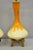 Vintage Mid Century Modern Orange Drip Glazed Ceramic Table Lamps - A Pair For Sale - Image 4 of 12