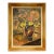 Vintage Modern Cubist Abstract Still Life Oil Painting For Sale