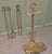 Vintage Rococo Style Fireside Companion Set in Brass, 1930, Set of 4 For Sale - Image 6 of 7