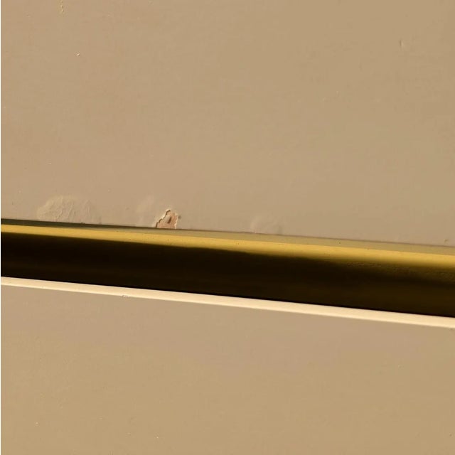 Metal Postmodern Lacquered Waterfall Nightstands by Lane – A Pair, 1980s For Sale - Image 7 of 10