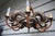 1930s 1930's Faux Ram Horns Chandelier For Sale - Image 5 of 11