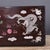 Brown 1980s Mother of Pearl Inlaid Hardwood Chest, Chinoiserie Dragon & Phoenix Jewelry Storage Box For Sale - Image 8 of 9