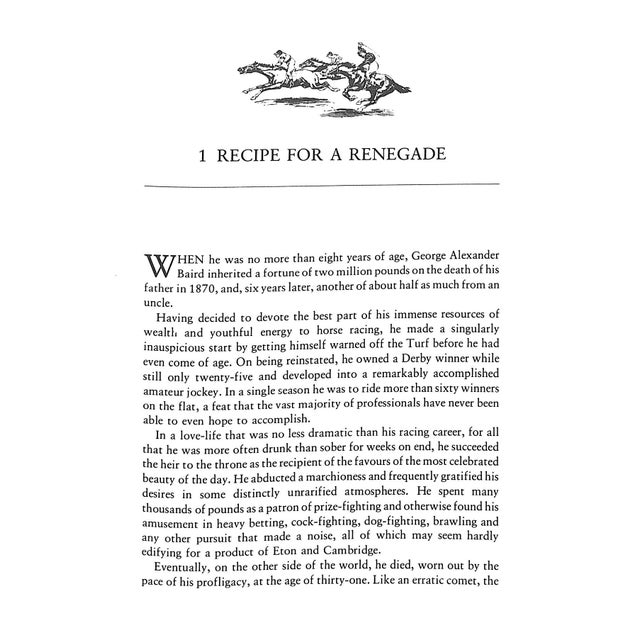 1980s "The Squire: The Life of George a Baird Gentleman Rider 1861-1893" 1980 Onslow, Richard For Sale - Image 5 of 12