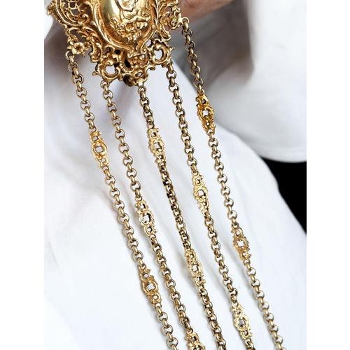 Antique Victorian Rococo Gilt Silver Chatelaine Decoration, 1860 For Sale - Image 12 of 18