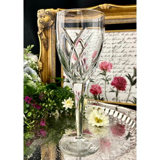 Mid 20th Century Vintage Waterford Crystal Signature John Rocha Wine Glass For Sale - Image 5 of 11