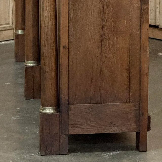 Early 19th Century French Empire Period Walnut Grand Buffet For Sale - Image 13 of 18