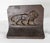 Traditional 20th Century Pair of Heavy Cast Iron Lion Bookends by Bradley & Hubbard For Sale - Image 3 of 12
