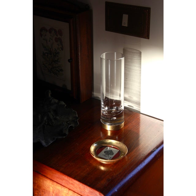 Antique Poker Dassi Playing Cards Coasters in Brass and Glass from Modiano, Italy, 1950s, Set of 4 For Sale - Image 10 of 13