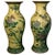 Chinese Export Porcelain Famille Jaune Baluster Shaped Vases 19th Century - a Pair For Sale - Image 11 of 11