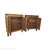 Vintage Thomasville Burl Wood Asian Modern Nightstands With Brass Hardware - Pair For Sale - Image 9 of 12
