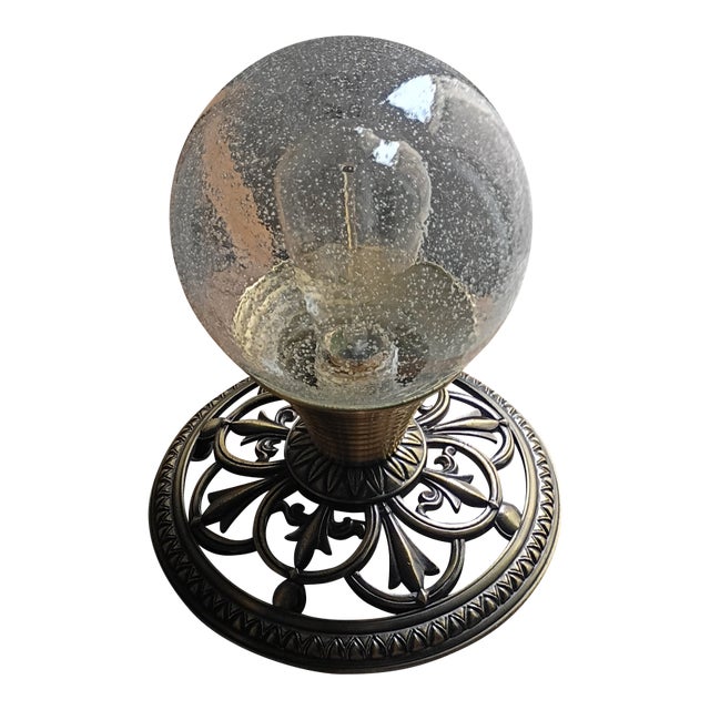 Brass and Bronze Custom Made Table Lamp Hollywood Regency For Sale