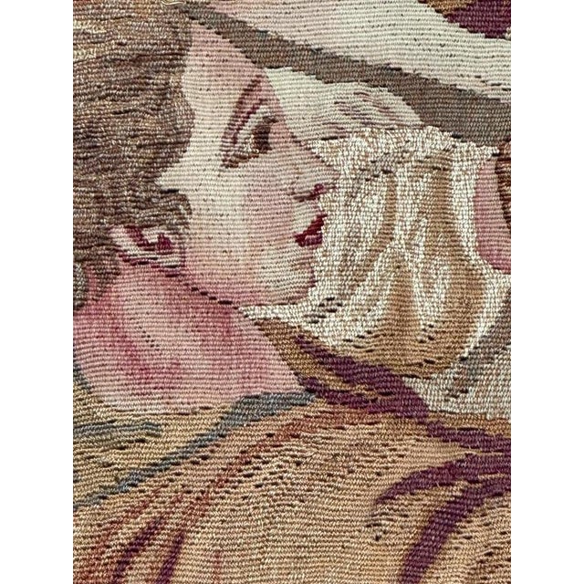 Vintage French Aubusson Tapestry, 1940s For Sale - Image 16 of 18