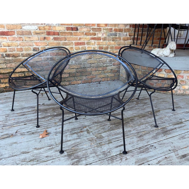 Metal Mid 20th Century Tempestini for Salterini Oversized Radar - Set of 3, Attributed For Sale - Image 7 of 9