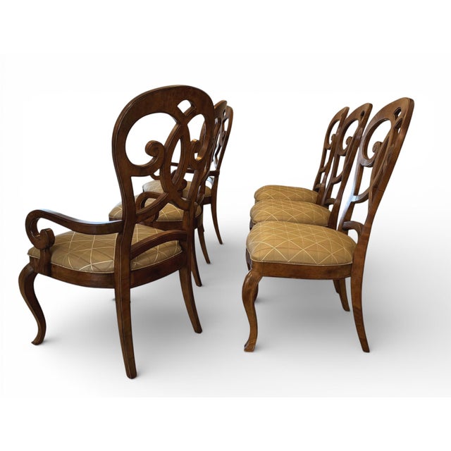 2010s French Country Thomasville Rivage Dining Chairs, Set of 6 For Sale - Image 5 of 18