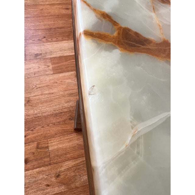 Wilhelminian Style Coffee Table with Onyx Top, 1960s For Sale - Image 14 of 15