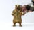Dolbi Cashier Vintage Standing Brass Bear Figurine For Sale - Image 4 of 9