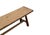 Wood Sculptural Teak Wood Bench Carved Detailing, Modern Organic For Sale - Image 7 of 9