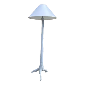 Serge Roche Style Faux Bois Floor Lamp