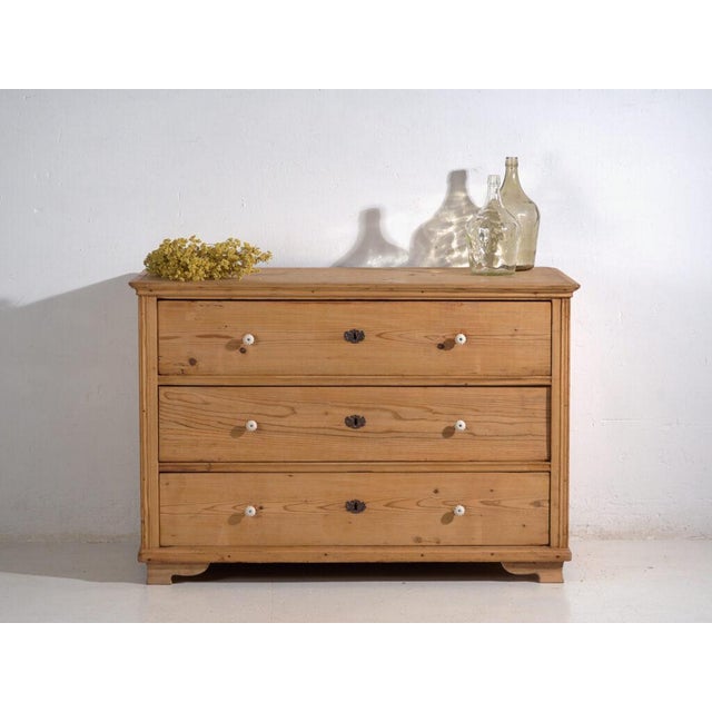 Antique Pine Chest of Drawers For Sale - Image 9 of 12