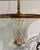 1990s Myran Allan Luxury Lighting Italian Hand Cut Leaded Crystal Bronze Pendant Light For Sale - Image 5 of 6