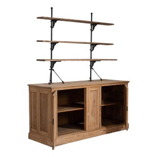 Pine Display Cabinet For Sale