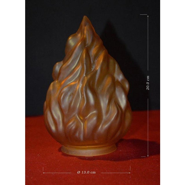 19th Century Victorian Gothic Twin Torchère Wall Light with Opaline Flame Shades, 1850s For Sale - Image 5 of 18