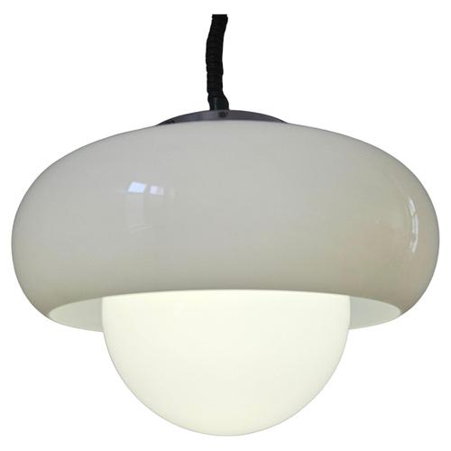 Large Mid-Century Space Age Meblo Pendant from Guzzini, Italy, 1970s For Sale - Image 12 of 12