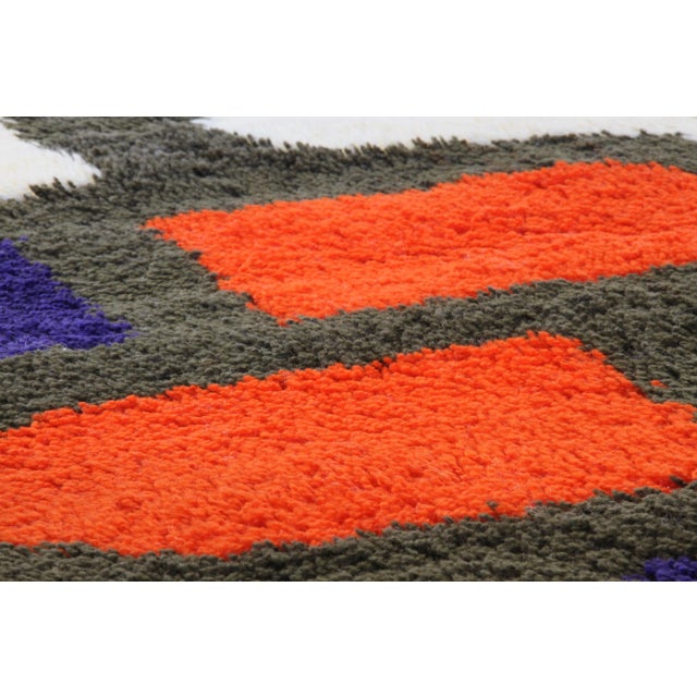 Brasilia Rya Rug by Ib Antoni for Egetaepper, 1974 For Sale - Image 9 of 15