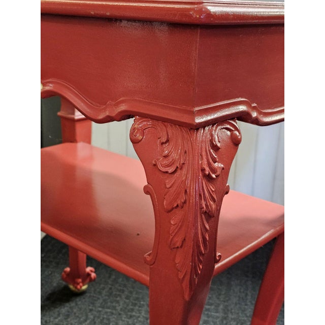 Neo Baroque Wooden Parlor Table, 1890s For Sale - Image 11 of 17