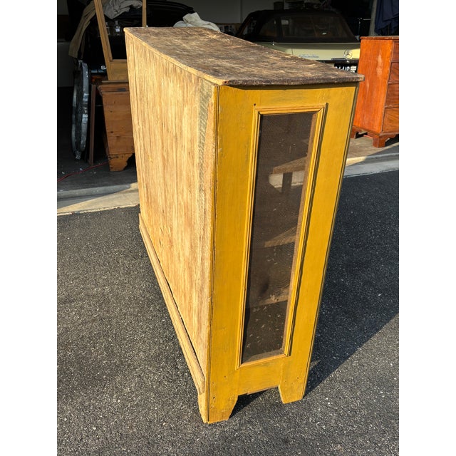 Mid 19th C. American Pie Safe / Cabinet With Exceptional Paint Finish For Sale - Image 15 of 17