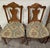 This is a gorgeous set of 6 antique Victorian upholstered oak and tapestry dining chairs, including 4 carved side chairs...