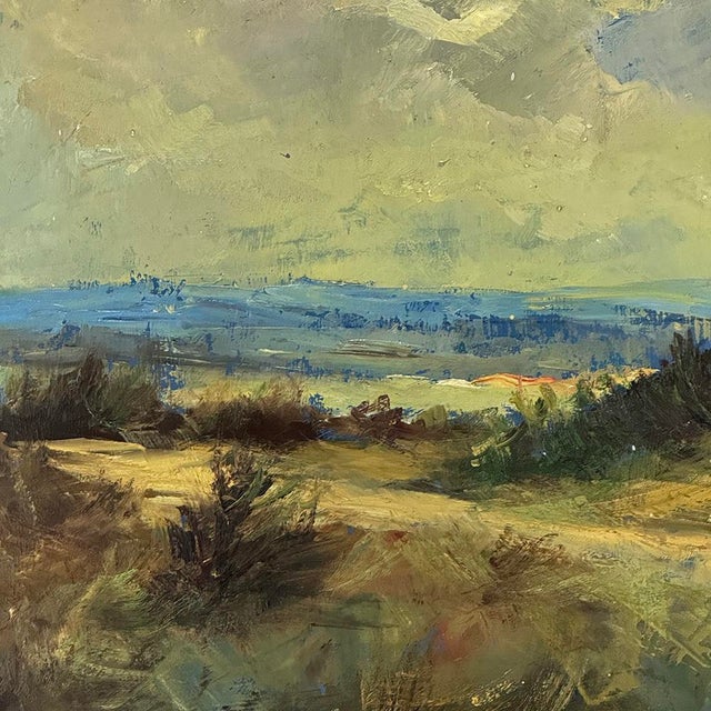 Mid-Century Framed Oil Painting on Panel by Henri Lemoine For Sale - Image 15 of 18