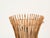 Gold Floor Lamp in Cotton, Bamboo and Rattan from Franco Albini, Italy, 1950s For Sale - Image 8 of 13