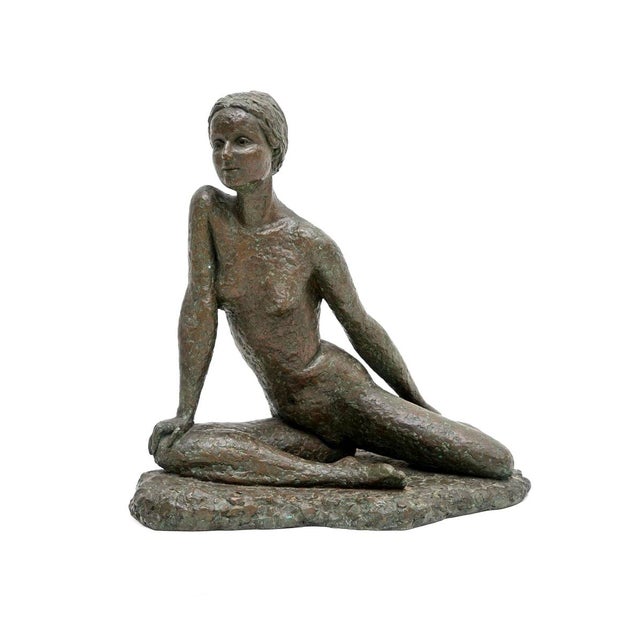 Paint Vintage Nude Sculpture by A. Altmann For Sale - Image 7 of 7