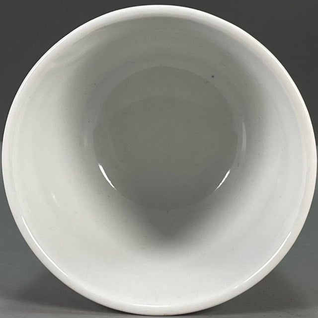 Ceramic Vintage Wucai Porcelain Teacup – Bird, Bamboo & Peony Motif, Qianlong Mark For Sale - Image 7 of 9