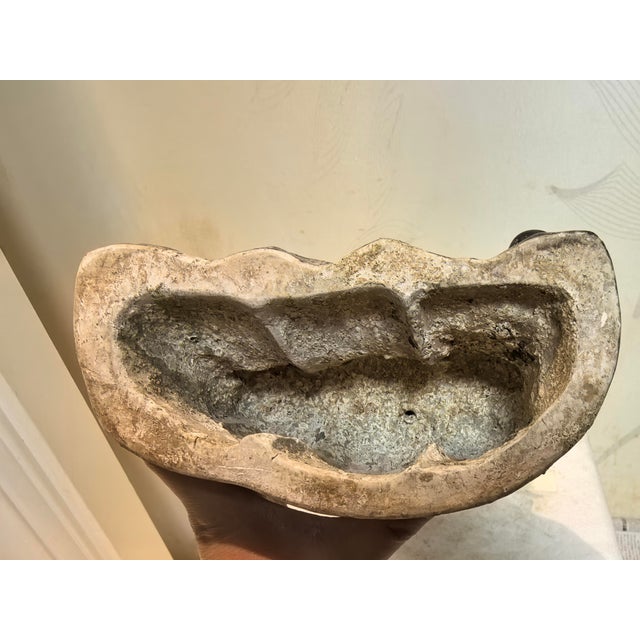 Chinese Chinese Vintage Ceramic Buddhist Sculpture,Hand Carved Blue and White Porcelain the Eighteen Arhats Statue For Sale - Image 3 of 8