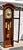 Vintage Daneker Grandfather Clock Cherry Moon Phase Chime Beveled Glass For Sale - Image 13 of 18