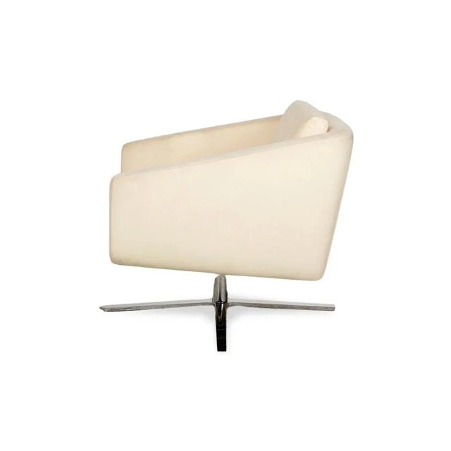 Pavlo Armchair in Cream Upholstery from FSM For Sale - Image 9 of 11