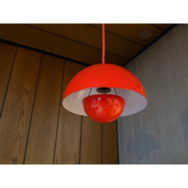 Flower Pot Pendant Lamp by Verner Panton for Louis Poulsen, Denmark, 1960s For Sale - Image 6 of 9