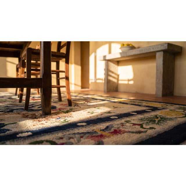 Antique Chinese Silk Rug For Sale - Image 13 of 15
