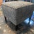 Ethan Allen Square Geometric Sunburst Medallion Ottoman For Sale In Providence - Image 6 of 12