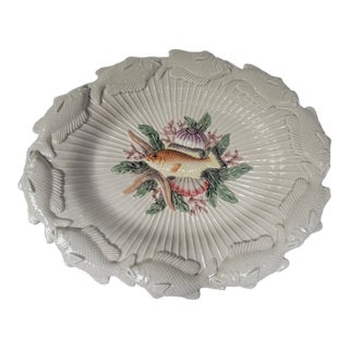 Vintage MCM Fitz and Floyd Sea Life Plate Fish For Sale
