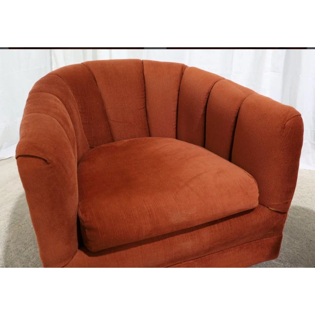 Mid-Century Modern 1970s Mid Century Modern Classic Swivel Chairs, Pair For Sale - Image 3 of 11