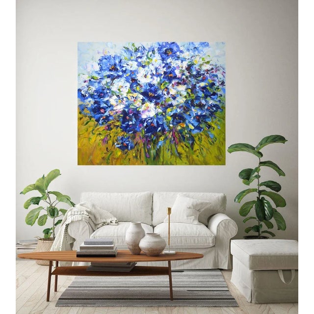 Flowers. Expressive Bouquet. Modern Original Painting. Iryna Kastsova For Sale - Image 10 of 12