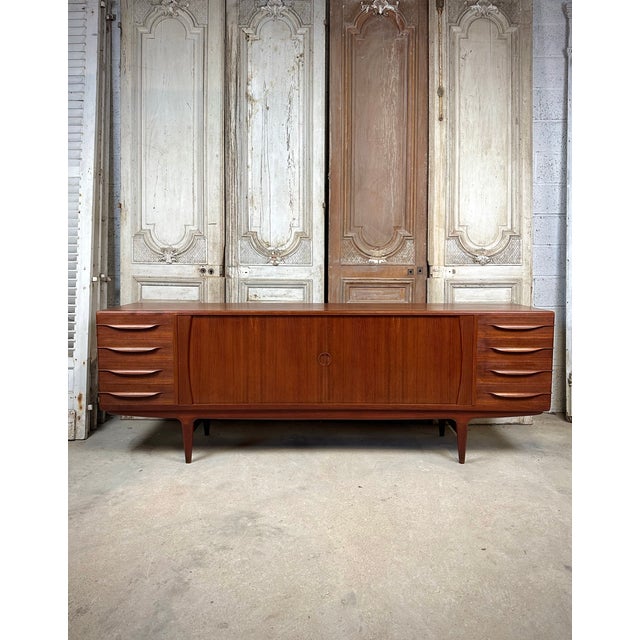 Scandinavian-Style Teak Sideboard by Johannes Andersen, 1960s For Sale - Image 18 of 18