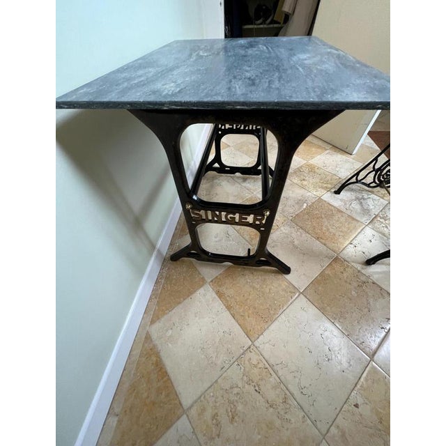 Antique Victorian Cast Iron Sewing Stand For Sale - Image 5 of 7