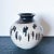 Ceramic Vintage Hand Thrown Pottery Vase With Decorative Polka Dots in Black and White For Sale - Image 7 of 7