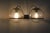 Set of two large wall lamps, model 238/2, by Gino Sarfatti for Arteluce, with manufacturer's label. Clear glass globes and...