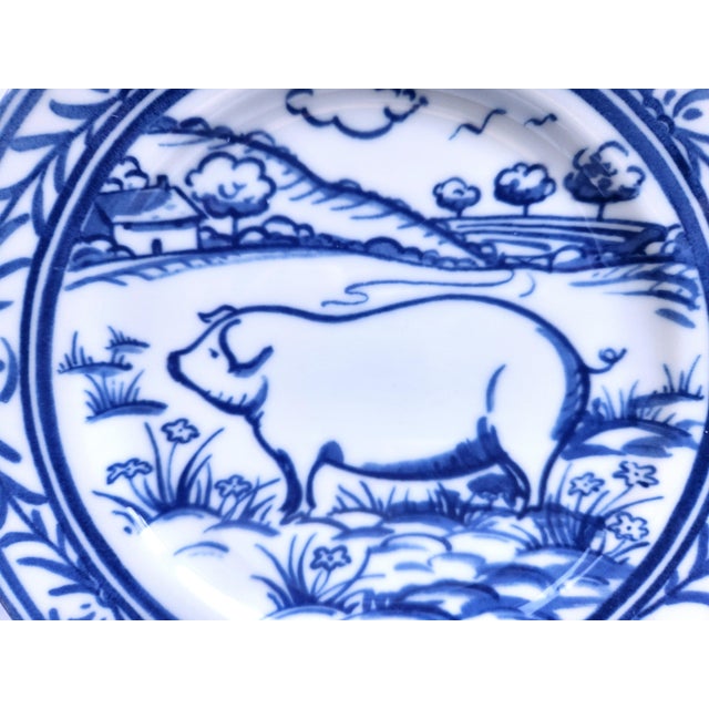 Williams Sonoma has featured farm animal and farm-themed plate designs across various discontinued and vintage lines, most...