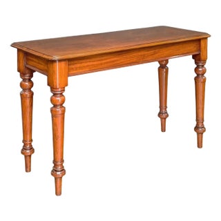 English Console Serving or Hall Table of Mahogany For Sale